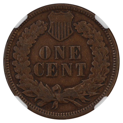 1872 1C NGC VF35 - Indian Cent - Key Date