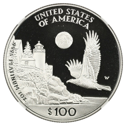 1998-W Platinum Eagle $100 NGC Proof 70 UCAM