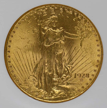 1928 Saint-Gaudens $20 NGC MS64