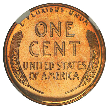 1938 1C NGC PR67RD - Lincoln Cent (Wheat Reverse)