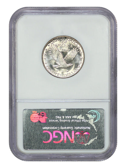 1925 25C NGC MS65 - Standing Liberty Quarter