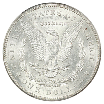 1879-S $1 PCGS AU58 (Reverse of 1878) - Morgan Dollar - Scarce Variety