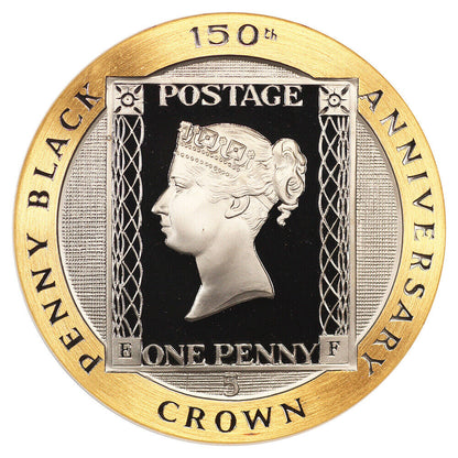 Isle of Man: 1990 G5C NGC PR69DCAM (Penny Black Anniversary, Blackened)