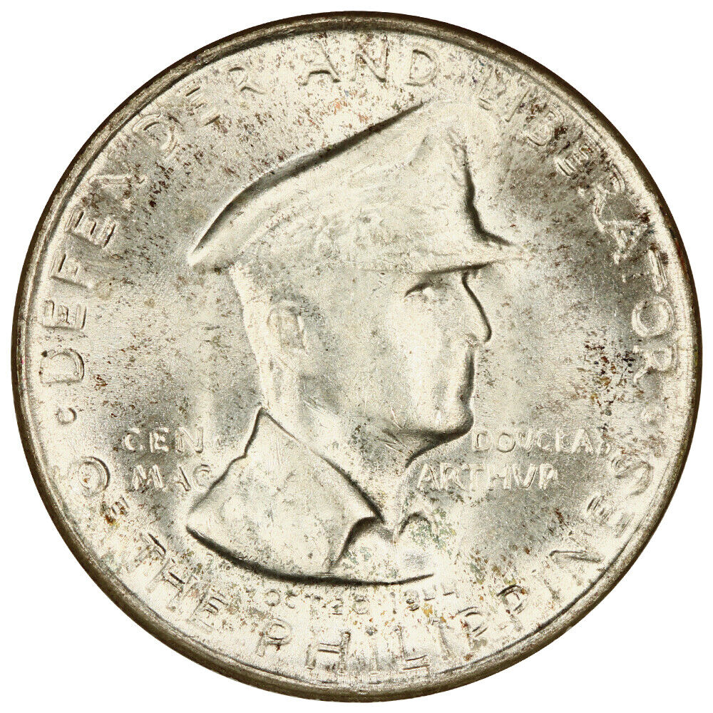 Philippines: 1947-S 50 Centavos NGC MS65 (Douglas MacArthur Commem)