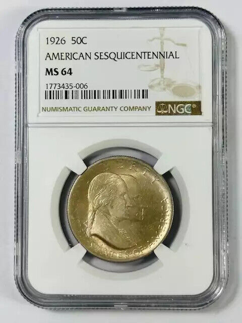 1926 P Classic Commemorative Sesquicentennial NGC MS-64 AMERICAN