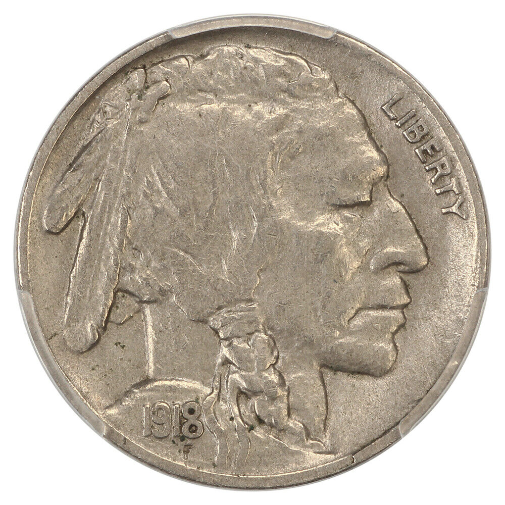 1918-D 5C PCGS XF45 - Buffalo Nickel