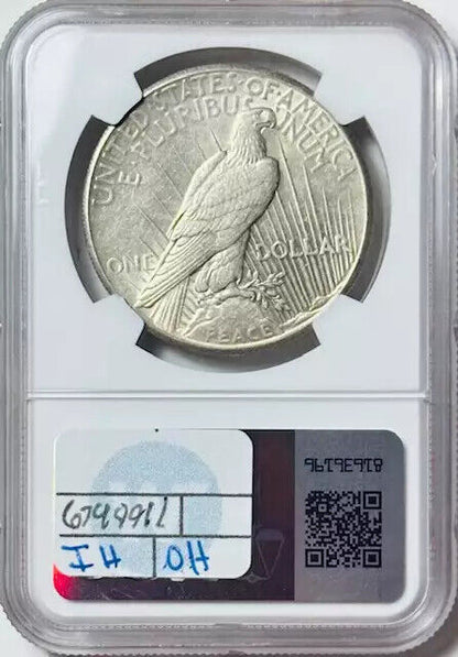 1926 P Peace Dollar NGC AU-55