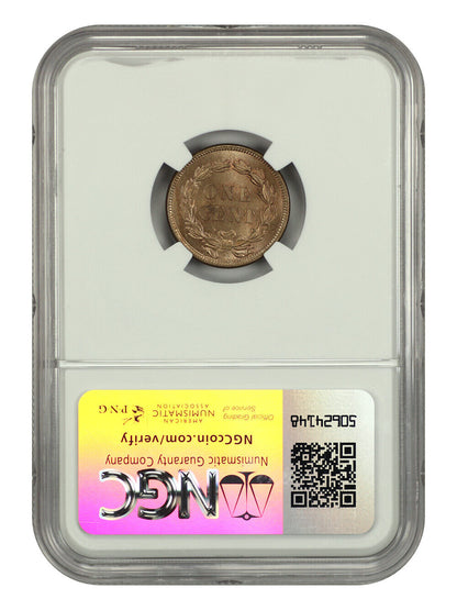 1859 1C NGC/CAC MS65+ - Indian Cent - Popular 1-Year Type Coin