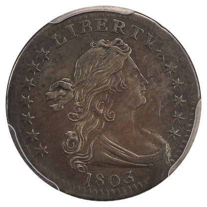 1803 H10C PCGS AU55 (Small 8) ex: D.L. Hansen