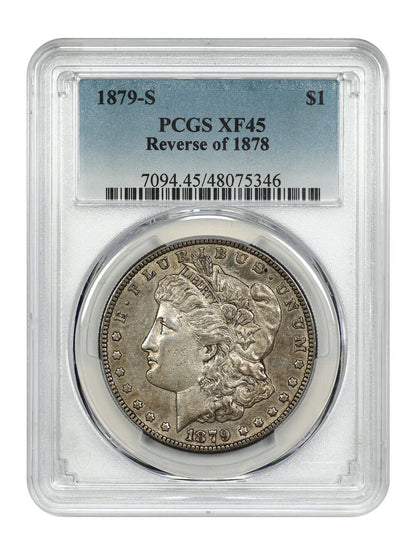 1879-S $1 PCGS XF45 (Reverse of 1878)