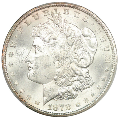 1878-CC $1 PCGS MS63 - Morgan Dollar - Popular First-Year Carson City Morgan