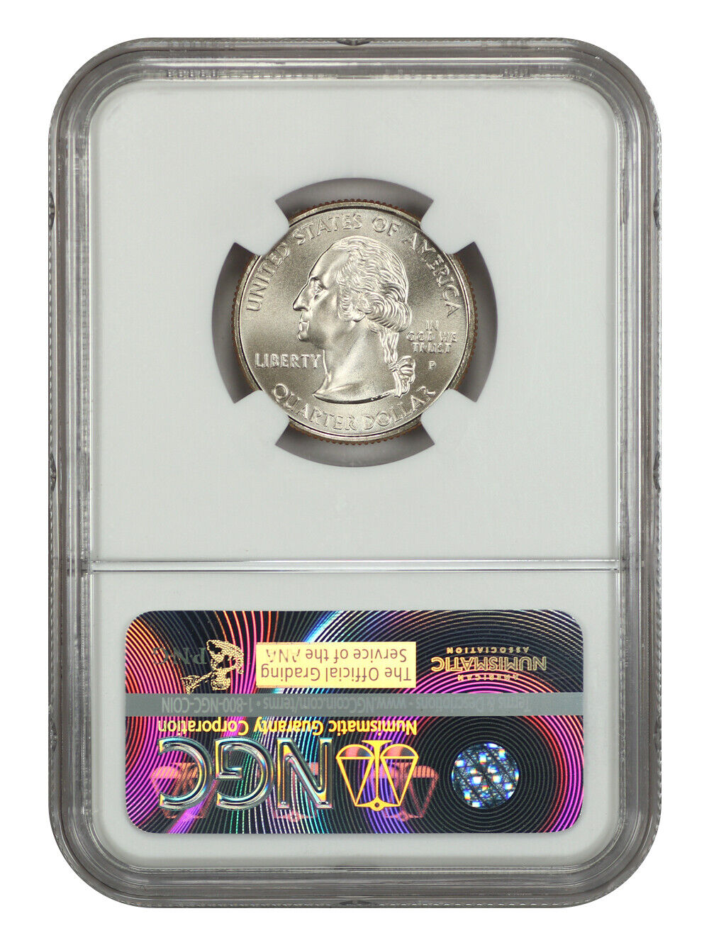 2006-P 25C Nevada NGC SP69 (Satin Finish) - Washington 50 States Quarters