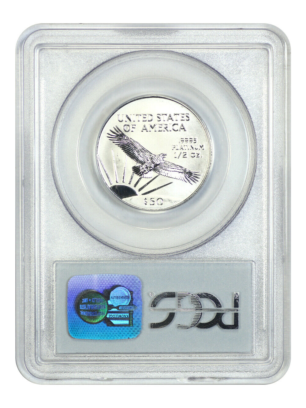 2000 $50 Liberty PCGS MS69 (Platinum) - $50 Platinum Eagles - 1/2 Ounce Platinum