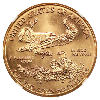 1996 $50 Gold Eagle NGC MS70