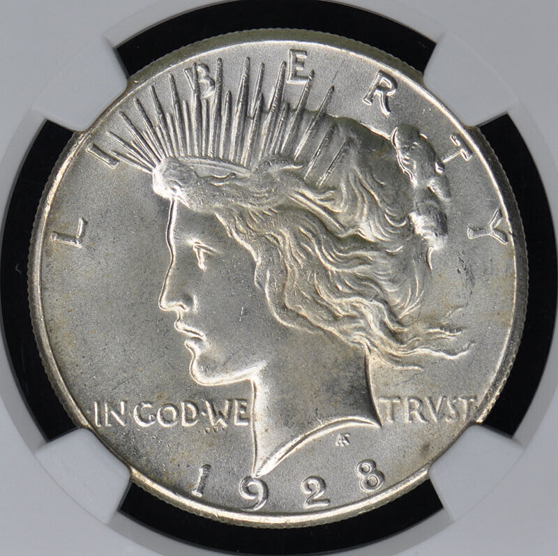 1928 Peace Dollar S$1 NGC MS65