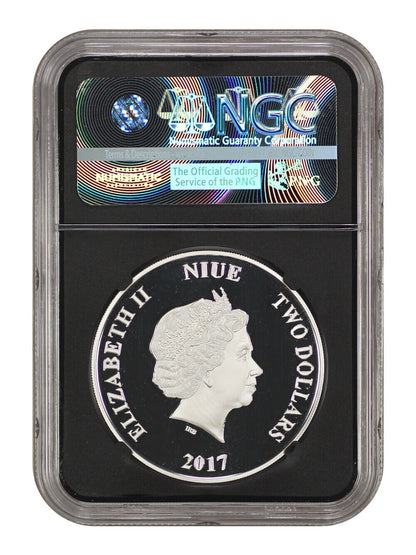 Niue: 2017 Star Wars Chewbacca $2 NGC Proof 69 UCAM (One of First 1500 Struck)