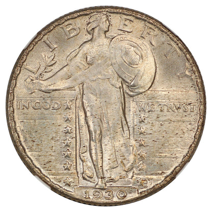 1930 25C NGC MS66+FH - Standing Liberty Quarter