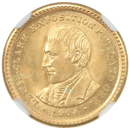 1904 G$1 Lewis and Clark NGC MS66 - Classic Gold Commemorative