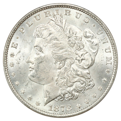 1878 7/8TF $1 PCGS MS63 (Strong) - Morgan Dollar - Popular Variety