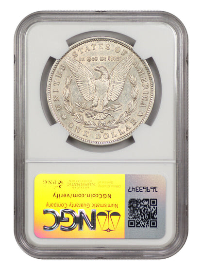 1886-O $1 NGC AU53