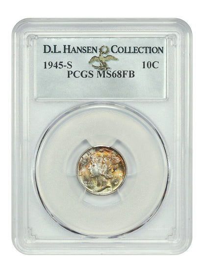 1945-S 10C PCGS MS68FB