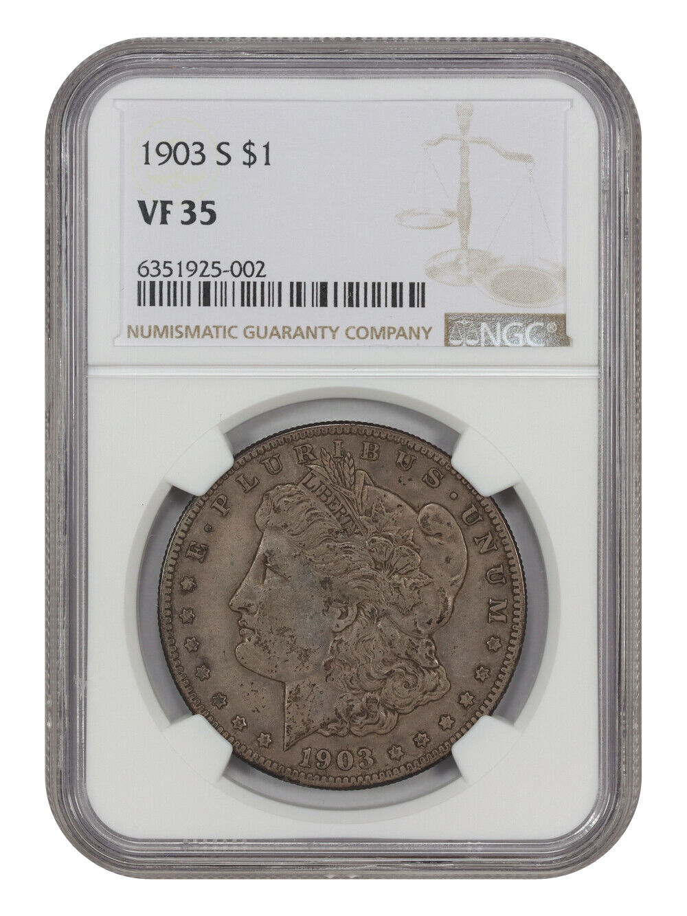 1903-S $1 NGC VF35 - Morgan Dollar - Key Date