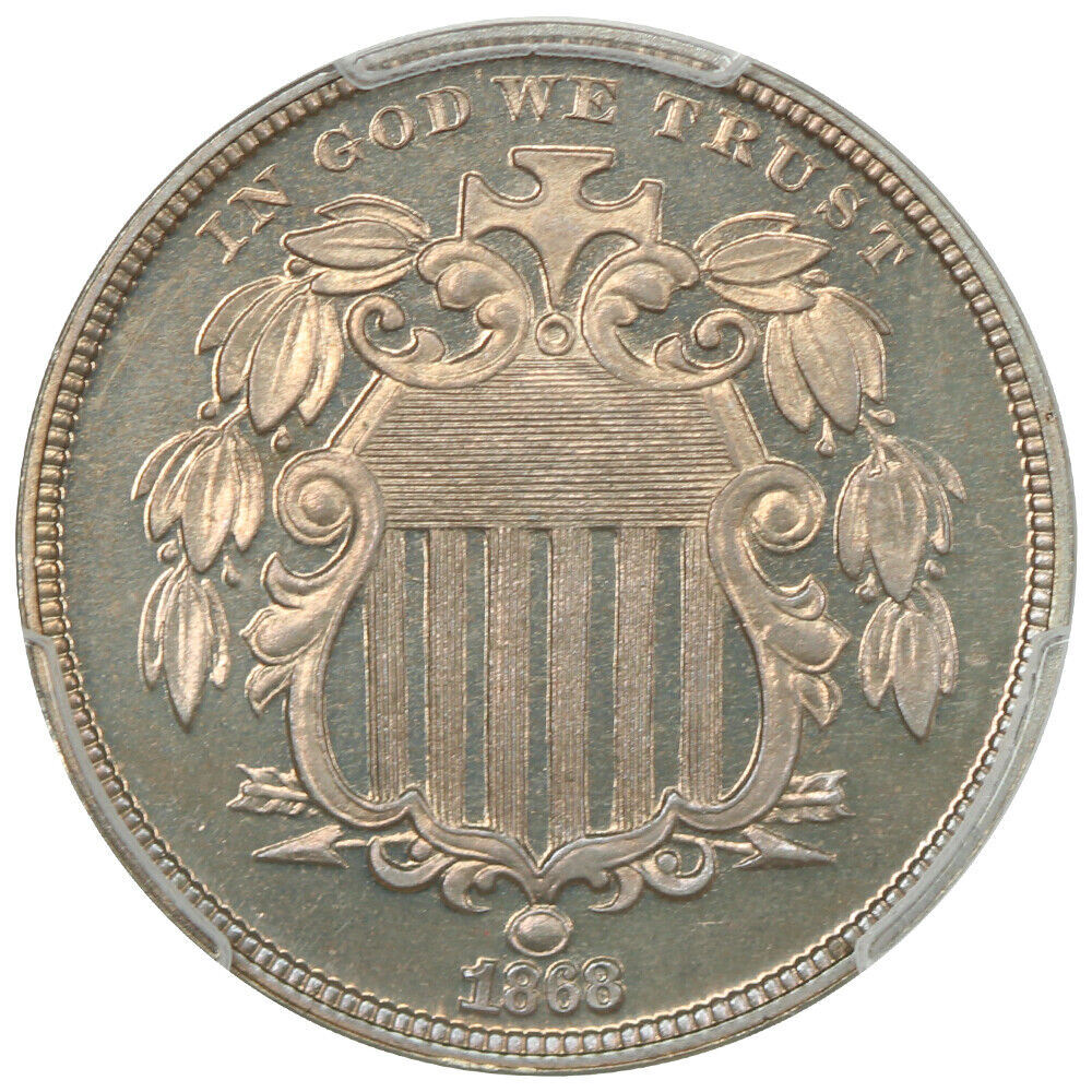 1868 5C PCGS PR66 - Shield Nickel