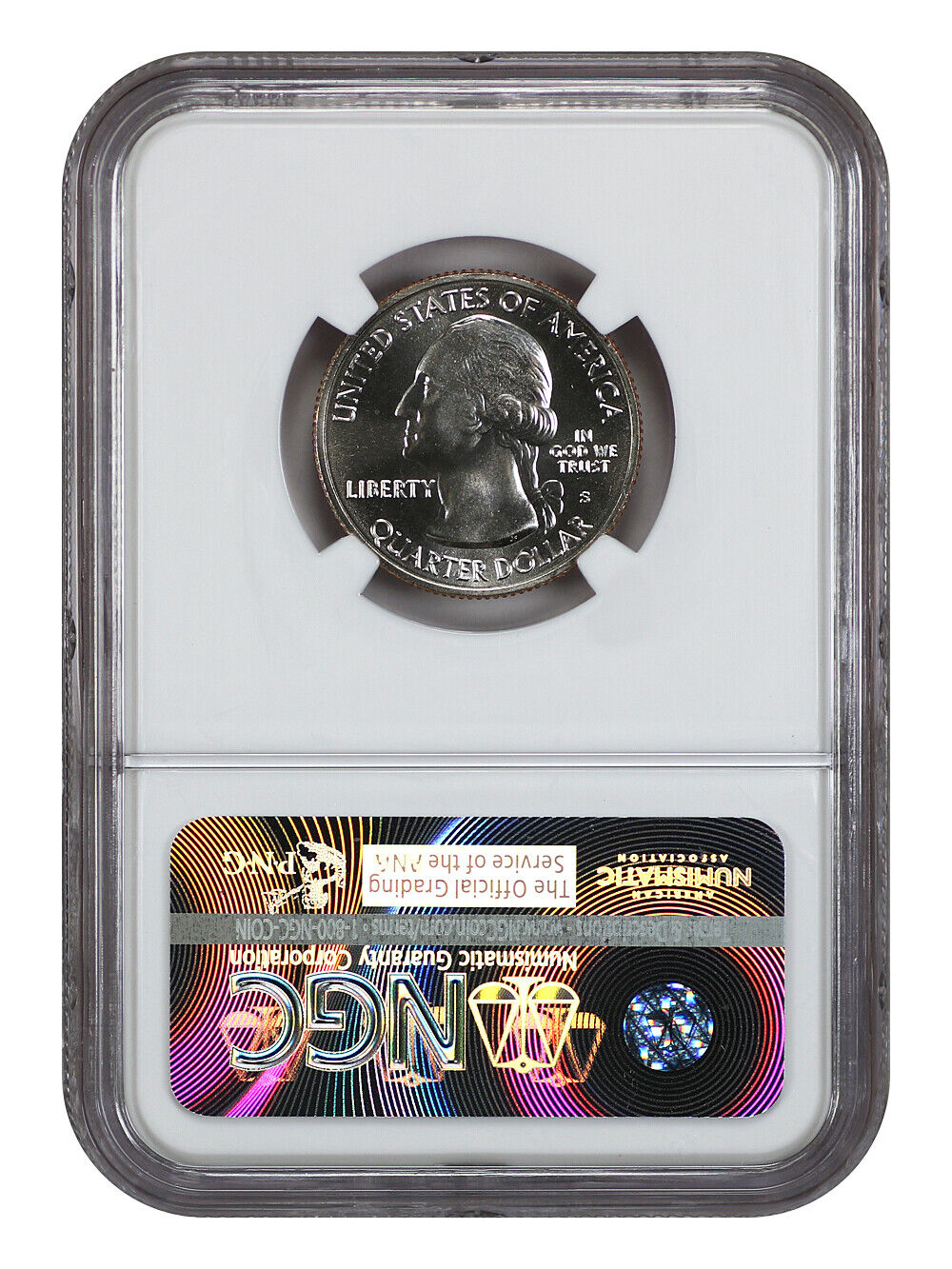 2016-S 25C Cumberland Gap NP NGC MS68 - Type 1 - Clad