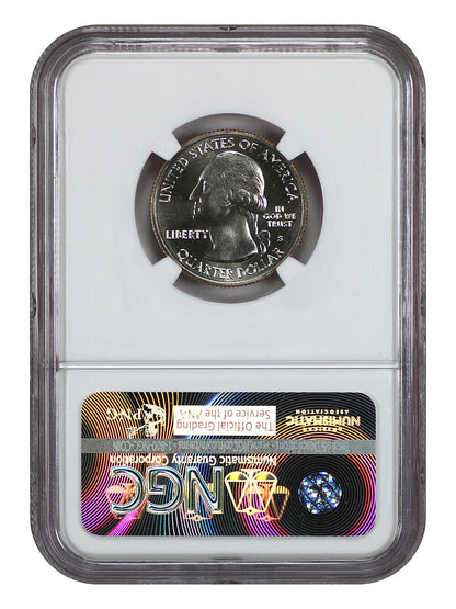 2016-S 25C Cumberland Gap NP NGC MS68 - Type 1 - Clad