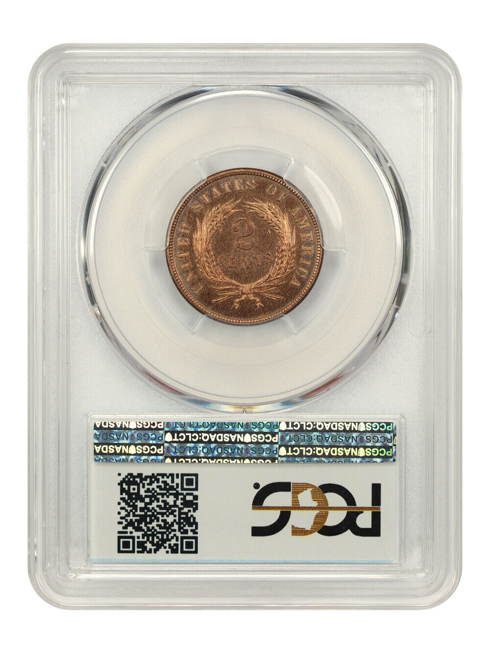 1867 2c PCGS Proof 66 RD ex: D.L. Hansen