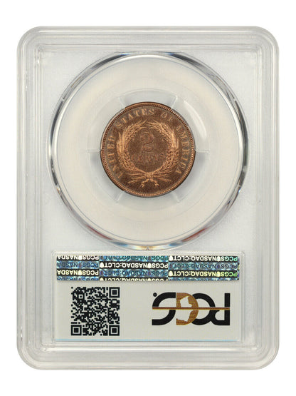 1867 2c PCGS Proof 66 RD ex: D.L. Hansen