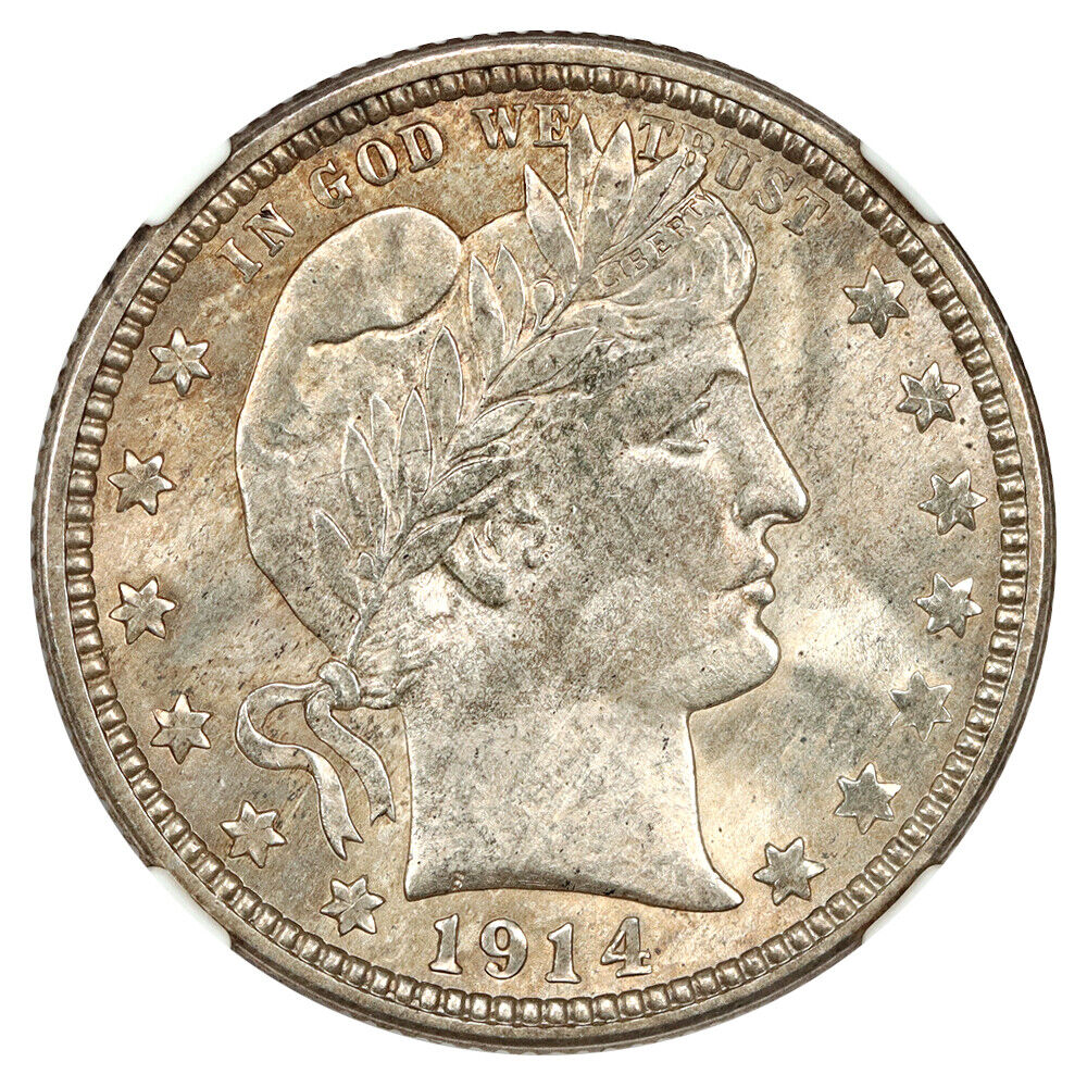 1914 25C NGC MS66 - Barber Quarter