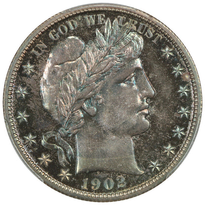 1902 50C PCGS/CAC PR67+ ex: D.L. Hansen