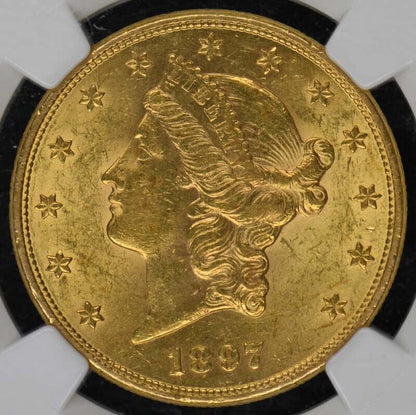 1897-S Liberty Double Eagle Type 3 $20 NGC AU58