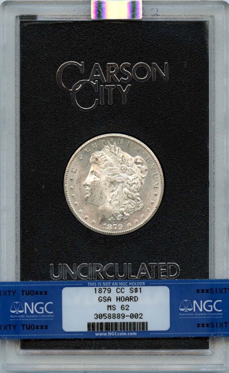 1879-CC Morgan Dollar $1 GSA HOARD S$1 NGC MS62