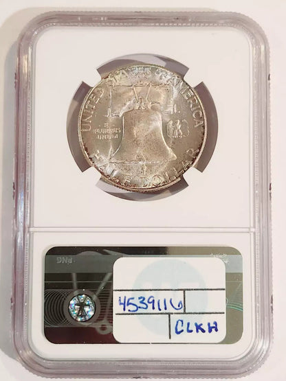 1951 S Franklin Half Dollar NGC MS-67+