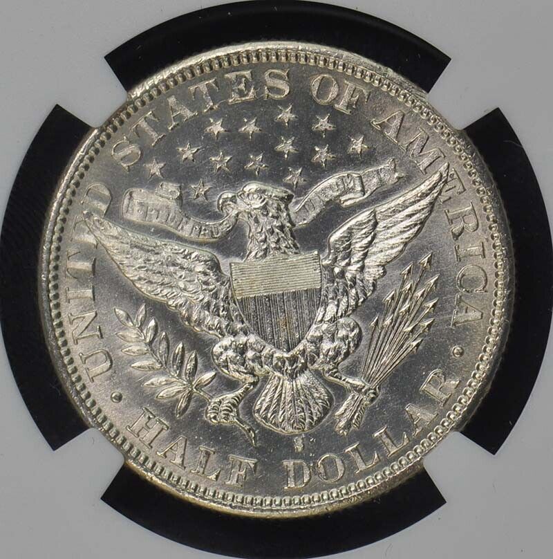 1894-S Barber Half Dollar 50C NGC MS65