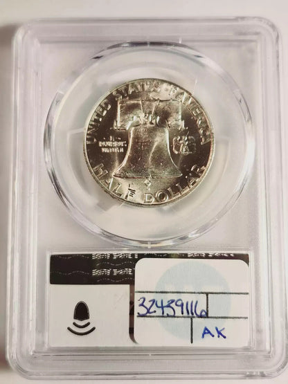 1958 D Franklin Half Dollar PCGS MS-64