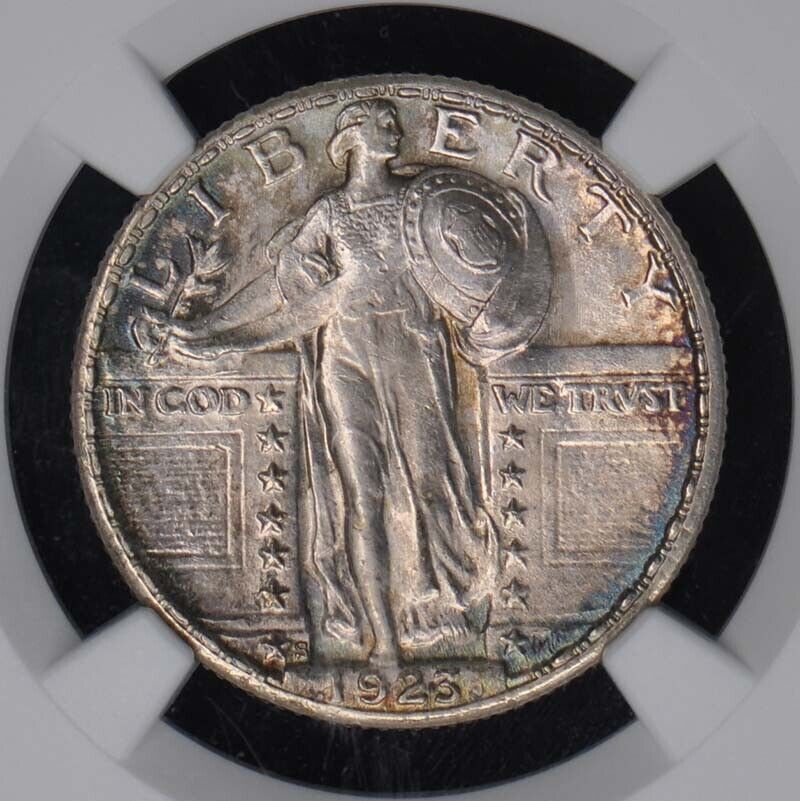 1923-S Standing Liberty Quarter 25C NGC MS64FH