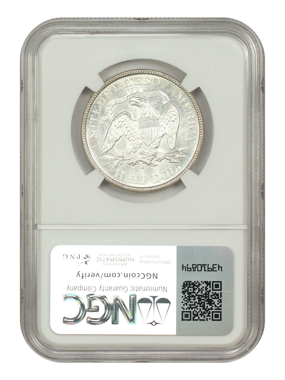 1877-S 50C NGC MS65 - Liberty Seated Half Dollar