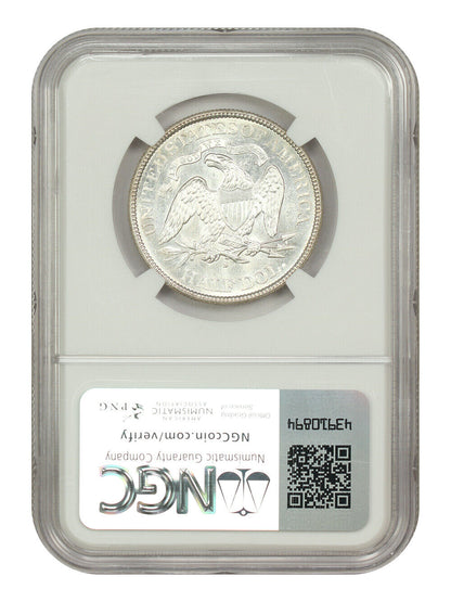 1877-S 50C NGC MS65 - Liberty Seated Half Dollar