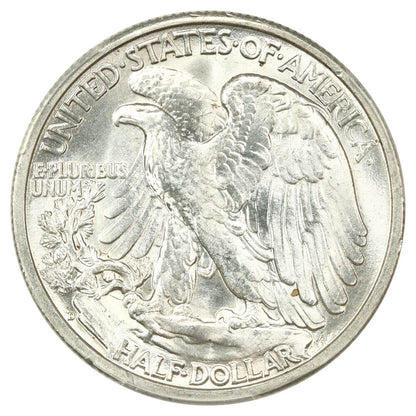 1942-D 50C PCGS MS65 - Walking Liberty Half Dollar