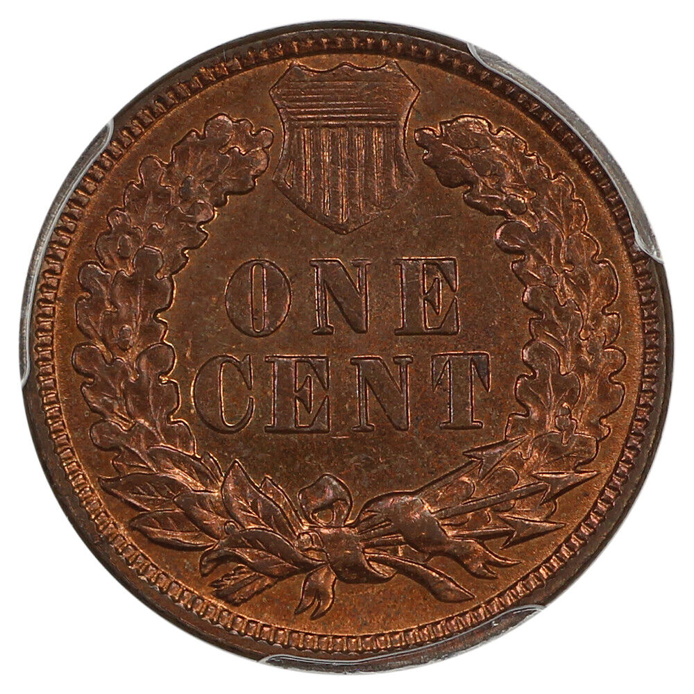 1886 1C PCGS MS64RB (Variety 2) - Indian Cent