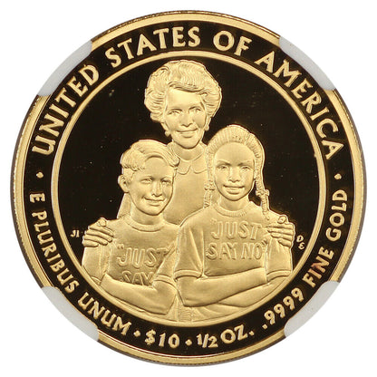 2016-W $10 Nancy Reagan NGC PR70DCAM - First Spouses