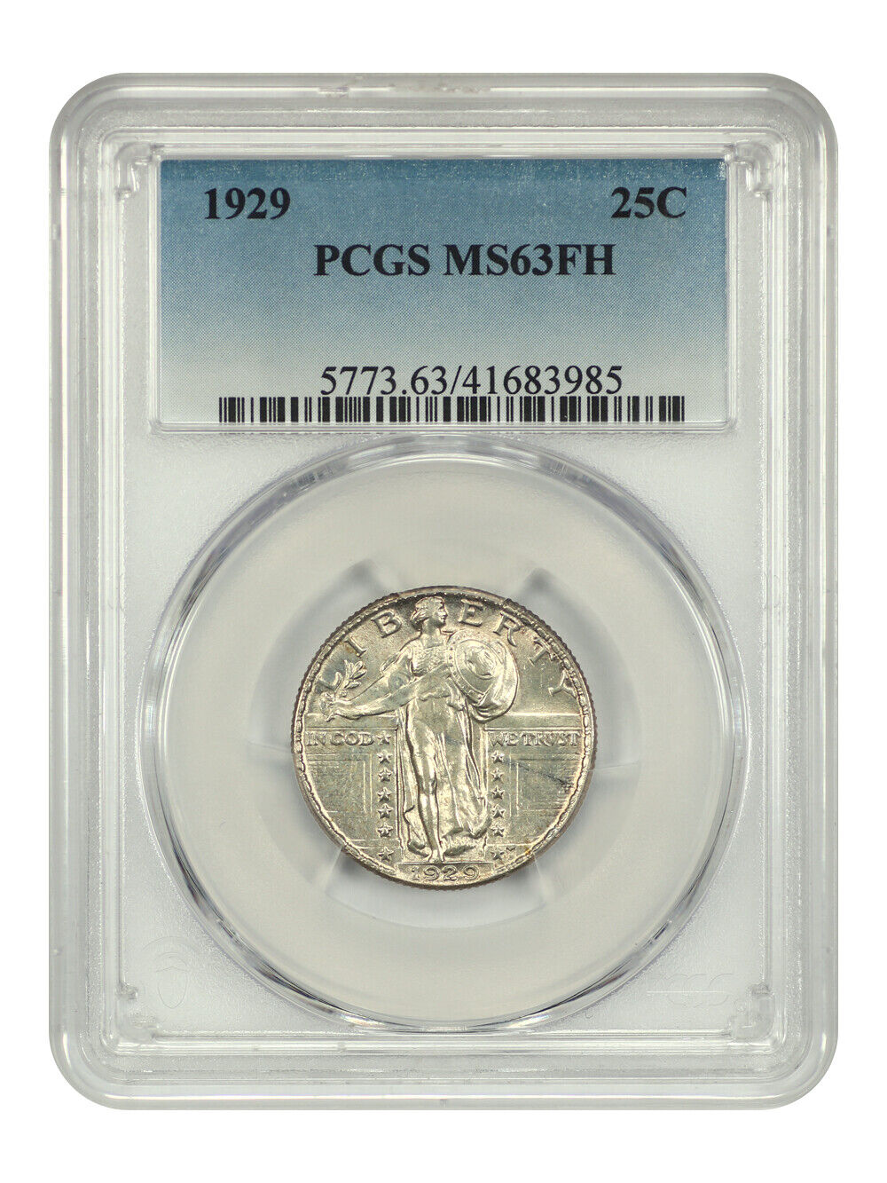 1929 25C PCGS MS63FH