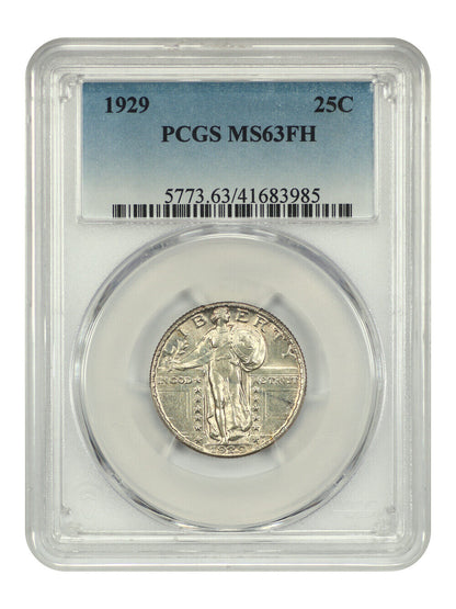 1929 25C PCGS MS63FH