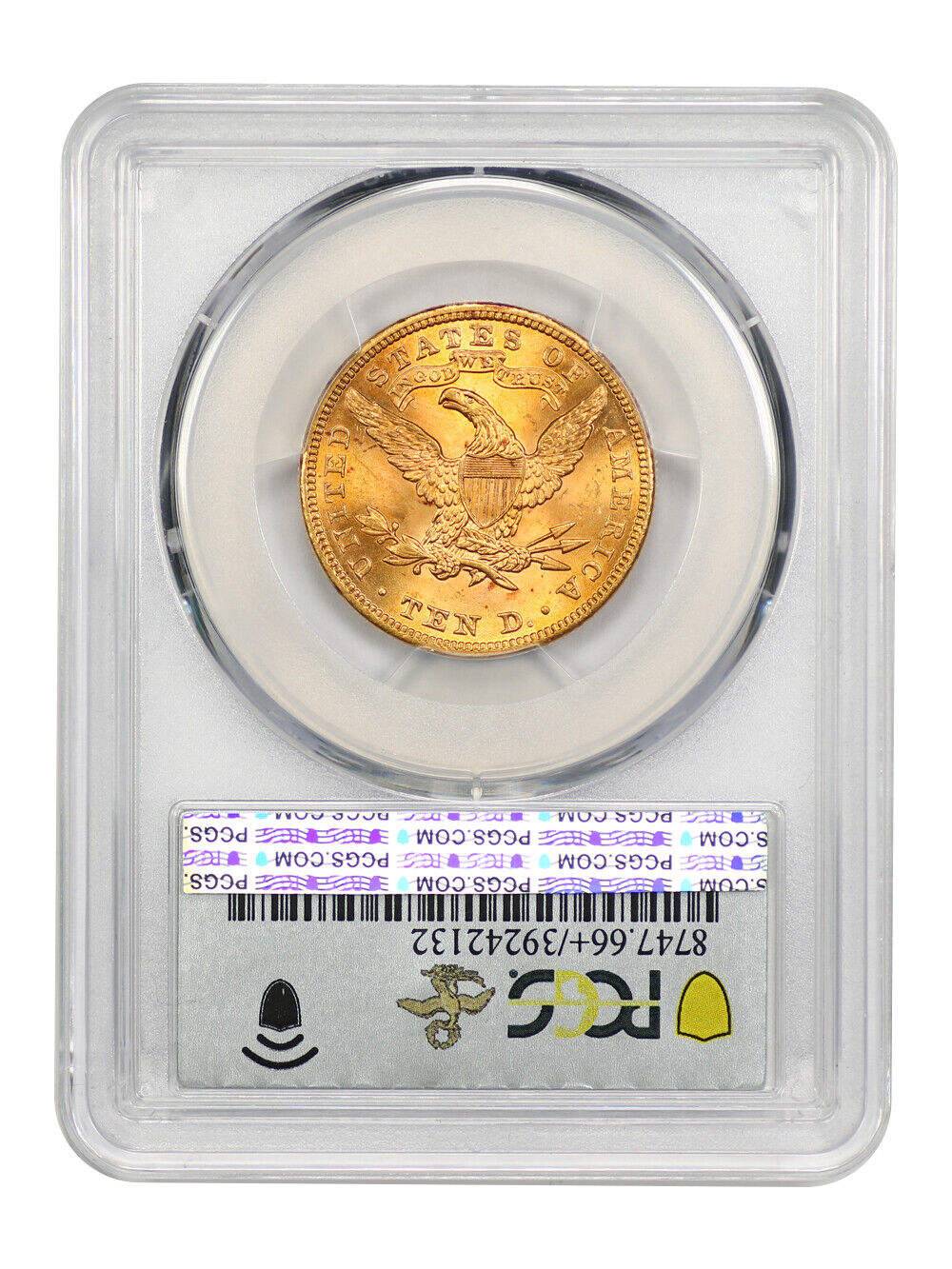 1901 $10 PCGS MS66+ ex: D.L. Hansen