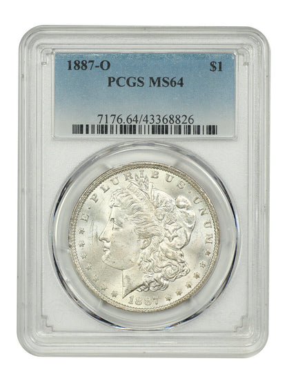 1887-O $1 PCGS MS64 - Morgan Dollar