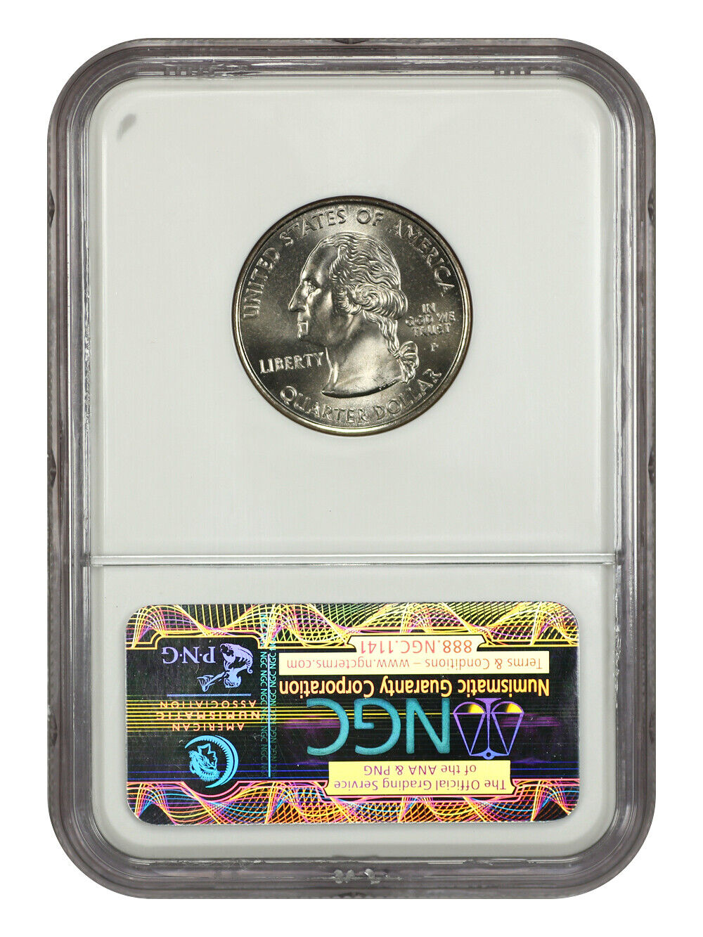 2003-P 25C Maine NGC MS67 - Washington 50 States Quarters