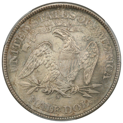 1875-S 50C PCGS MS66 ex: D.L. Hansen